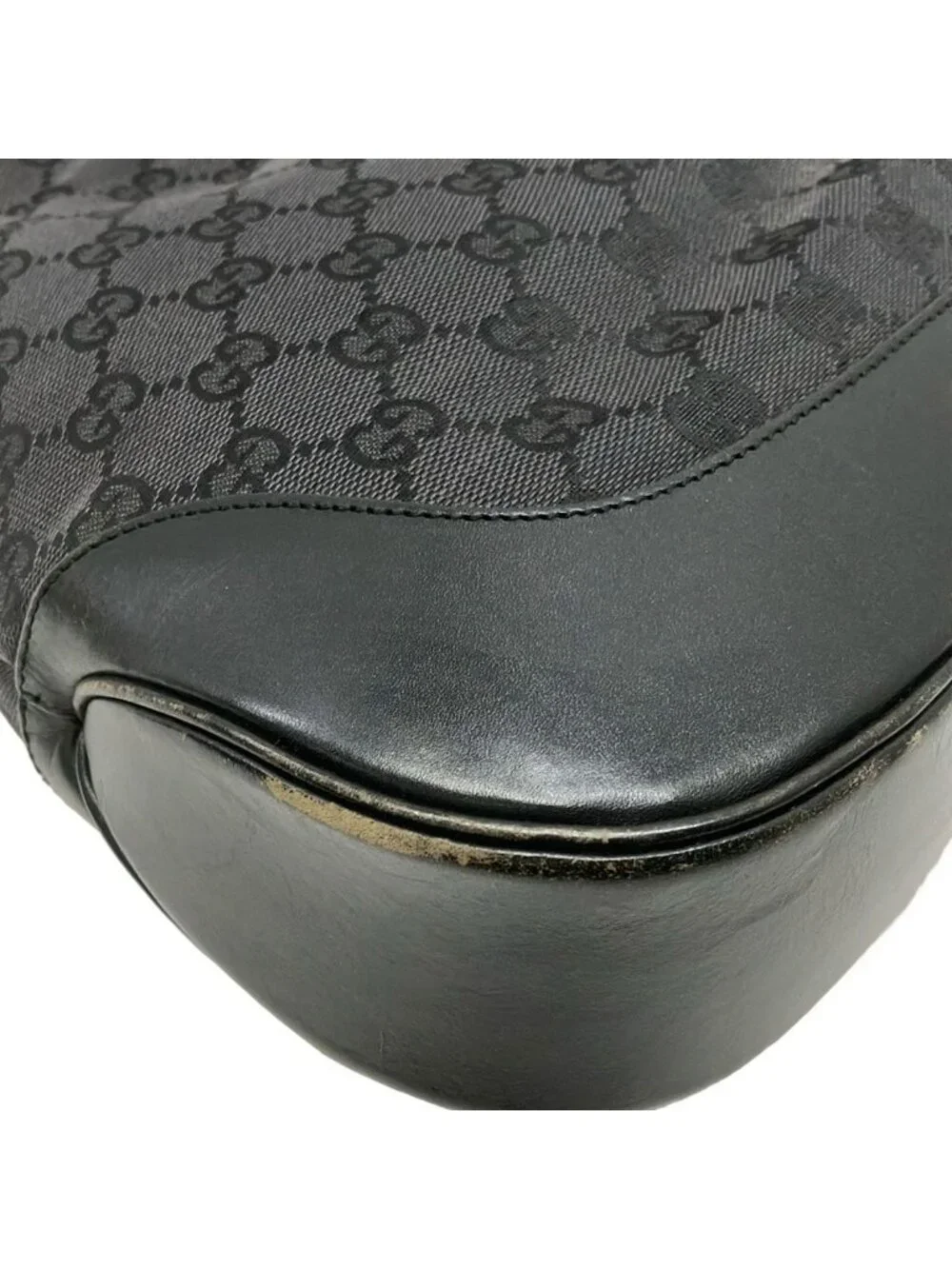 Gucci Shoulder Bag Jackie Black Leather